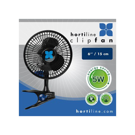 Ventilateur à Pince / Clip Fan - Hortiline 5 Watt - diam. 15 cm - 100