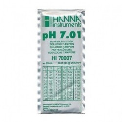 Solution étalonnage pH 7,01 Hanna 20 ml
