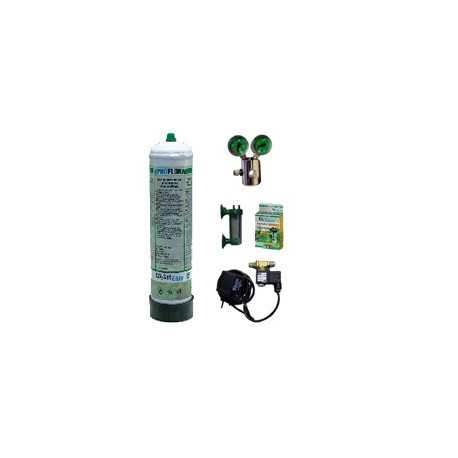 kit CO2 Complet avec Manomètre + Bouteille gaz jetable JBL 500 g