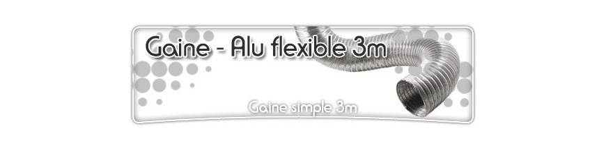 Gaine Alu Semi Flexible 3m