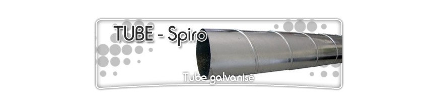 TUBE SPIRO - GALVANIZE